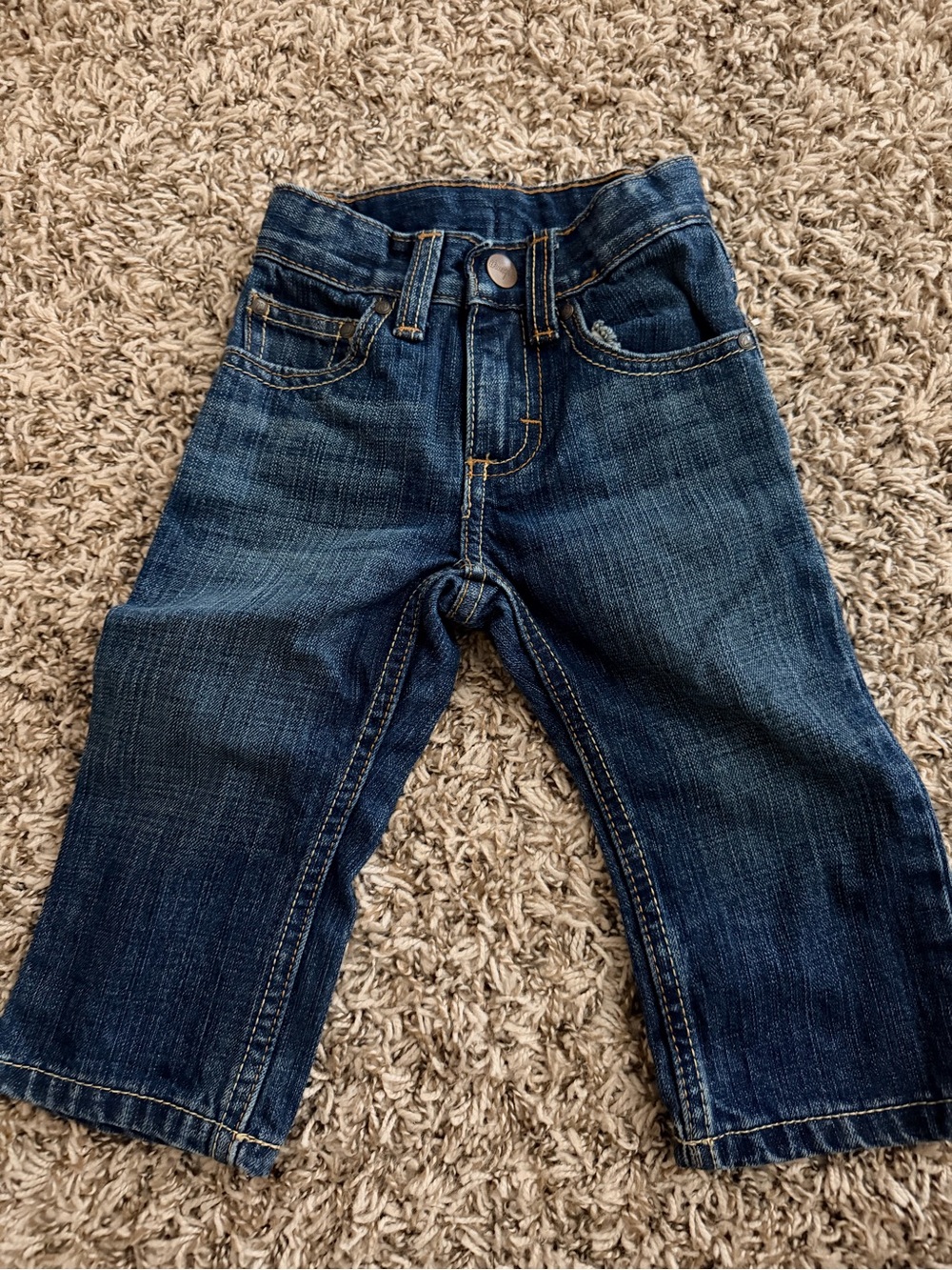 Wrangler Dark Blue Kids Denim Jeans